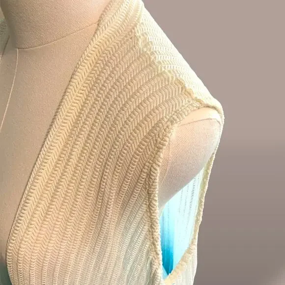 Chico's Travelers Collection Duster / Swim Cover-Up - Blue dip dye - Size 3 (XL) - Picture 4 of 5